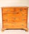 American Chippendale Tiger Maple chest of drawers, circa 1800. With a replaced single board maple or fruit wood top, two...