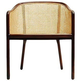 Vintage Mid Century Ash Wood and Cane Chair by Ward Bennett for Brickel Associates For Sale