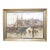 Vintage Dutch School Painting of Harbor For Sale