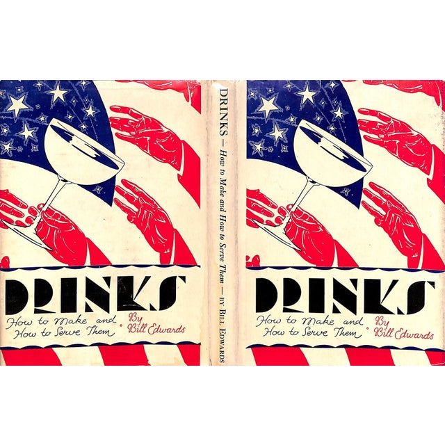 EDWARDS, Bill [102] pp. David McKay Company 1936 First Edition 7 1/2" x 5 1/4" Great cocktail mixing guide including such...