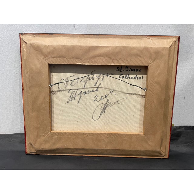 Vintage Cityscape on Canvas - St. Isaac Cathedral For Sale - Image 9 of 9