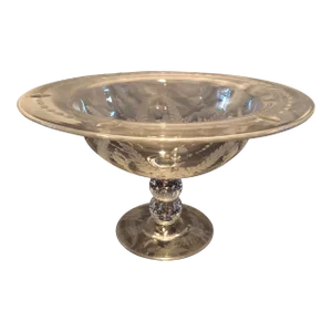 Antique 1900s Pairpoint Steuben Erickson Cut Crystal Compote