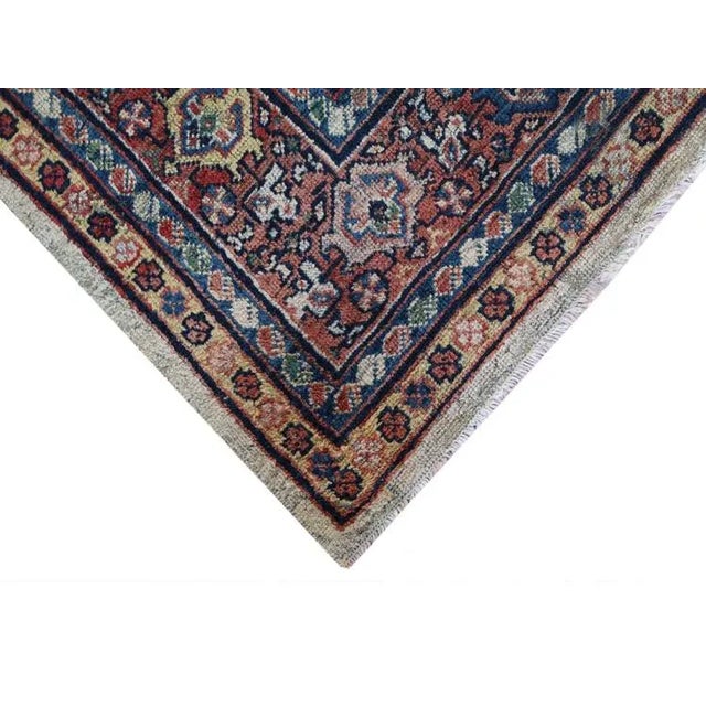 Persian Antique Colorful Mahal Rug 11'8"x8' For Sale - Image 3 of 5