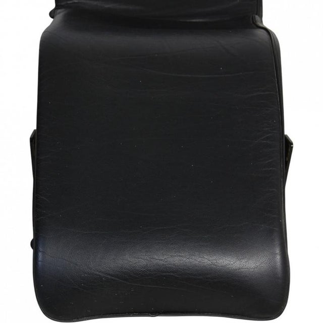 LC4 Chaise Lounge in Black Leather by Le Corbusier, 2000s For Sale - Image 3 of 12