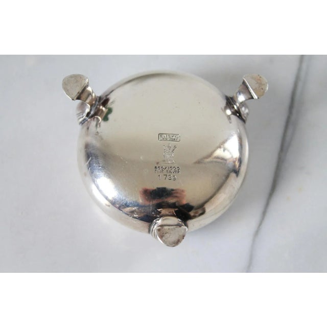 Traditional Vintage Ensko New York 950/1000 Fine Silver Salt Cellar For Sale - Image 3 of 6