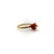 Vintage 18k Gold Sardinian Red Coral Bead and Claw Ring Size 7 For Sale In Los Angeles - Image 6 of 8