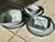 This studio ceramic set of three bowls and three plates is characteristic of the Serocka ceramic workshop, with its...