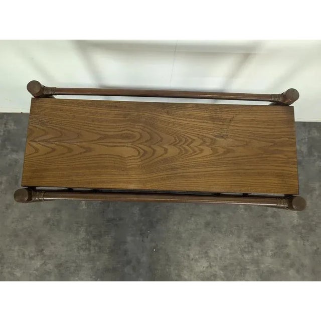 Bamboo Style Console Shelf For Sale - Image 5 of 7