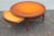 Traditional 1940's Traditional Style Leather Top Round Coffee Table W/ Storage For Sale - Image 3 of 9