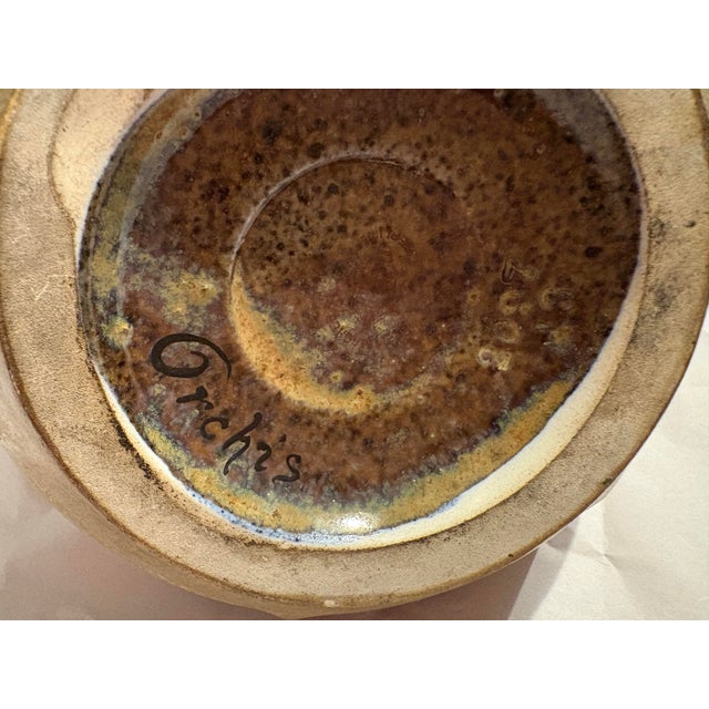 Antique Hand Painted Ceramic Vase by Teplitz For Sale - Image 12 of 12