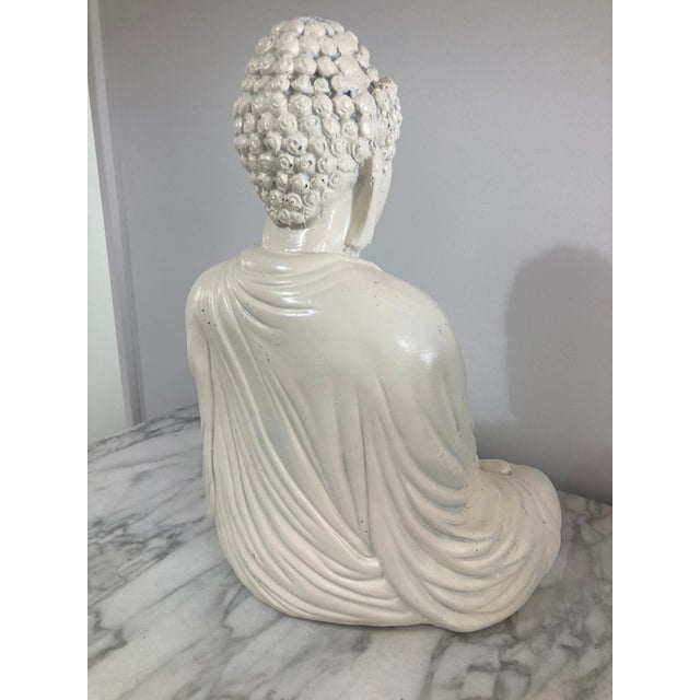 Calming Buddha in an Ivory Patina Finish. Gorgeous soft color on the Buddha to add a Zen feeling to your Design Project. A...
