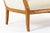 Antique French Art Deco Two-Seat Loveseat Sofa Cream Upholstery 1940s For Sale - Image 10 of 12