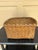 Antique American Splint Oak Square Basket, Late 19th Century For Sale - Image 10 of 12