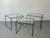 Metal Modernist Italian Steel and Glass Set of Nesting Tables, 1970s, Set of 3 For Sale - Image 7 of 9