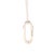 Contemporary Tiffany & Co. Sterling Silver 1837 Oval Loop Pendant Necklace 13.21g For Sale - Image 3 of 8