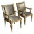 Pair of Hendrix Allardyce Neoclassical Venetian Style Painted Arm Chairs For Sale
