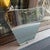 Metal 1930s Gio Ponti Style Art Deco Etched Glass and Brass Italian Wall Mirror For Sale - Image 7 of 12