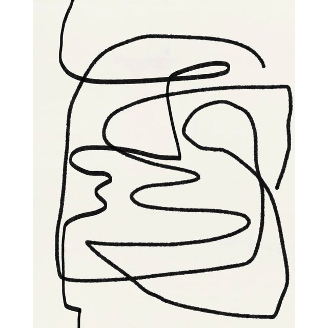 My series of Minimal Modern Abstracts using organic line drawing and shapes. Unframed archival fine art print on 100%...
