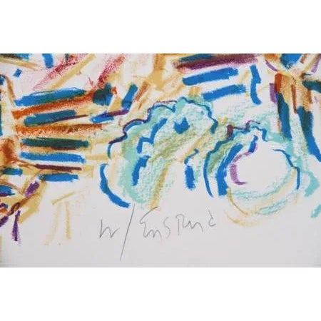 Artist: Wayne Ensrud, American (1934 - ) Title: Enchanted City Year: circa 1980 Medium: Lithograph, signed and numbered in...