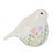 Kenneth Ludwig Chicago Etched Floral Bird Figurine (Set of 6) For Sale - Image 4 of 5