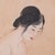 1950s Vintage Figural Woodblock Print, Japanese, After Hashiguchi Goyo, Mid Century For Sale - Image 5 of 9