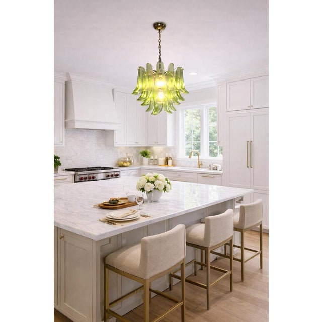 Vintage Italian Murano Chandelier, 1990 For Sale - Image 6 of 15