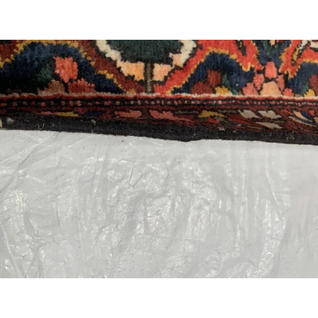 Brick Red 1920s Pasargad Antique Persian Bakhtiari Rug 13' X 16' For Sale - Image 8 of 10
