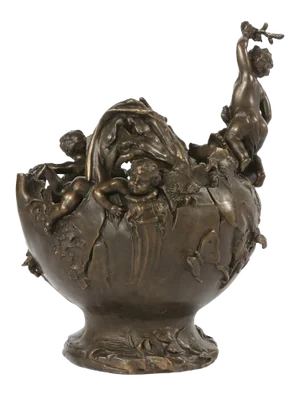 Early 20th Century Bronze Decorative Centerpiece