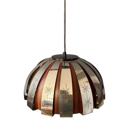Mid-Century Pendant Lamp by Werner Schou for Coronell Elektro Denmark For Sale