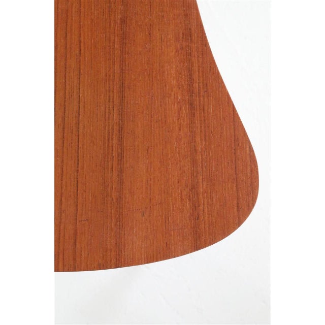 Danish Asymmetrical Teak Nesting Tables, 1960s, Set of 3 For Sale - Image 15 of 16