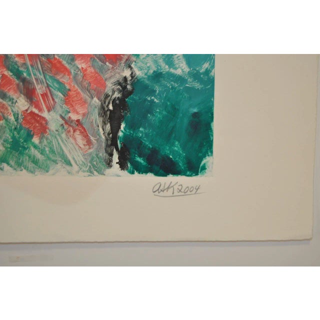 Early 21st Century Arthur Krakower (1921-2009) "Snowmass Ii" Original Monotype C.2004 For Sale - Image 5 of 6