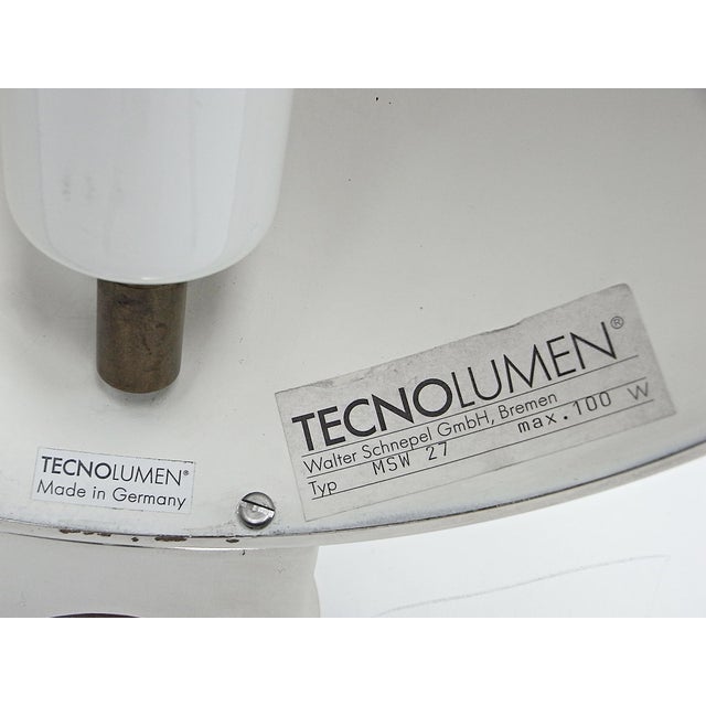 Bowl-Shaped MSW 27 Wall Sconce in Nickel-Plated Metal by Mart Stam for Technolumen, Germany, 1927 For Sale - Image 5 of 7