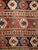 19th Century Caucasian Kazak Kilim, Geometric Pattern, Wool Flatweave, Blue & Green, 7' X 12' For Sale - Image 16 of 18