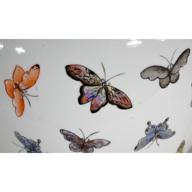 Butterflies Lamp in Chinese Porcelain, 1960 For Sale - Image 14 of 18