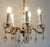 Brass-Lead Crystal Five-Light Chandelier from H.Richter, 1960s For Sale - Image 10 of 13