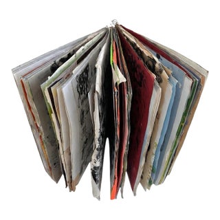 Purvis Young Original One-of-a-Kind Paintings Book 60+ Works, 23x19 Outsider Art For Sale