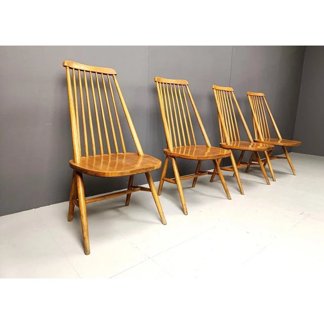 Mid-Century Modern Mid-Century Scandinavian Dining Chairs, 1960s, Set of 4 For Sale - Image 3 of 10