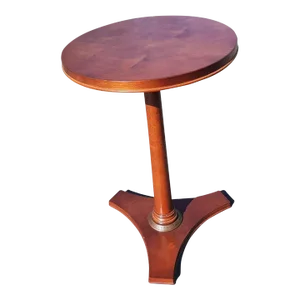 1980s Pedestal Accent Table Wine Table