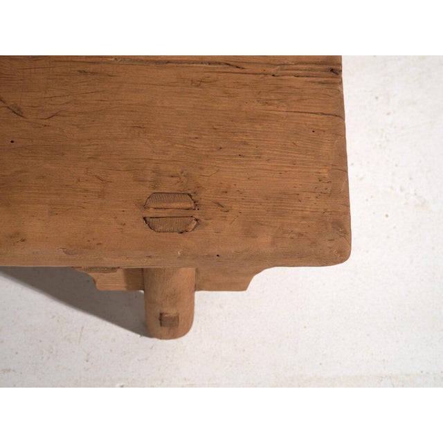 Brown Antique Pine Low Table For Sale - Image 8 of 10