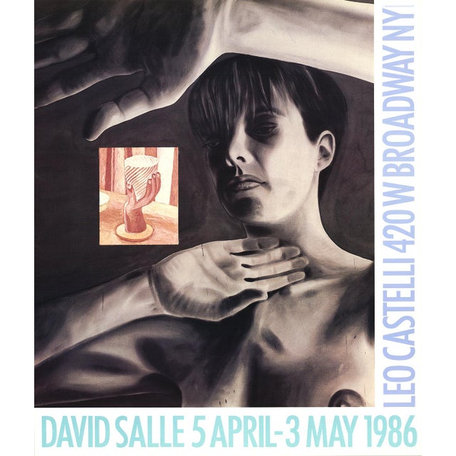 Artist: David Salle Title: At Castelli's Year: 1986 Signed: No Medium: Offset Lithograph Paper Size: 28 x 25.5 inches ( 71...