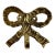 Vintage Brass Bow Wall Hook For Sale