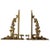 Mid-Century Baroque Hollywood Regency Italian Brass Shelf Brackets from VCR, 1960s, Set of 2 For Sale - Image 9 of 10