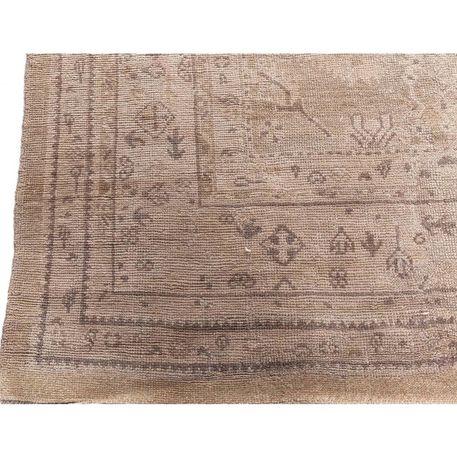 Textile Turkish Oushak Rug For Sale - Image 7 of 8