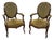 19th-Century Napoleon III Mahogany Armchairs, Set of 2 For Sale
