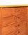 Brown Scandinavian Teak and Oak Highboard, 1960s For Sale - Image 8 of 11