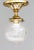 Historistic Ceiling Lamp with Cut Glass Shade, Vienna, 1890s For Sale - Image 9 of 9