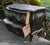 Antique Petite Bombe 2 Drawer Italian Chinoiserie Black Gold Commode For Sale - Image 11 of 13