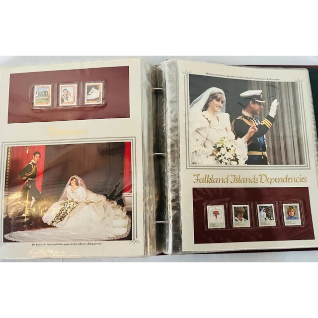 Royal Diana and Charles 'S Wedding Philatelic Panels Collection 125 Stamps For Sale In New York - Image 6 of 11