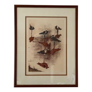 1977 "Sandpiper" Maidy Morhous (Signed), Etching With Aquatint on Paper, Limited Edition 2/150