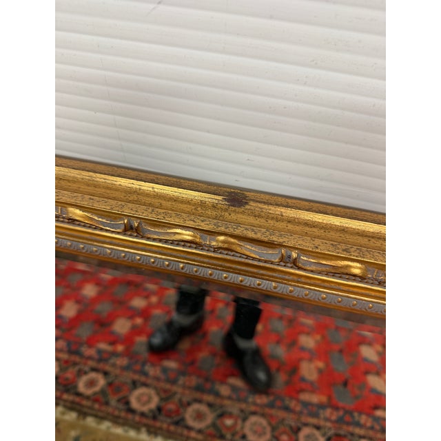 Z Gallerie Old World Over Mantle Mirror, Vintage For Sale - Image 4 of 12